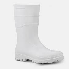 BOTA PVC CANO MÉDIO BRANCA WORK FLEX C.A. 37130