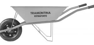 CARRO DE MÃO REFORÇADO 65 LT TRAMONTINA