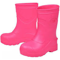 BOTA EVA CANO MÉDIO ROSA WORK FLEX C.A. 42172